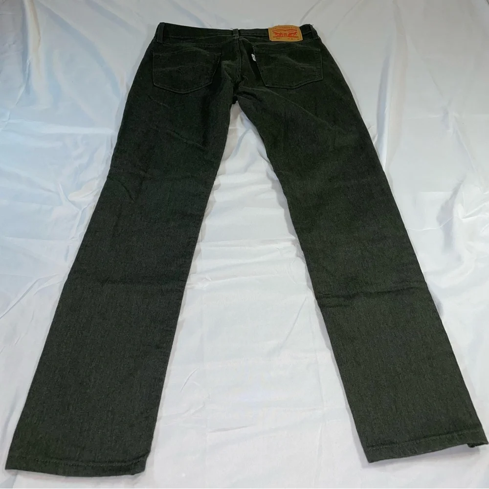 Levis 511 Slim‎ Fit Jeans Mens 31x32 Gray Charcoal Stretch Denim 04511-3018